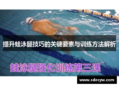 提升蛙泳腿技巧的关键要素与训练方法解析